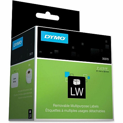DYMO Removable Multipurpose LabelWriter Labels (DYM30370)