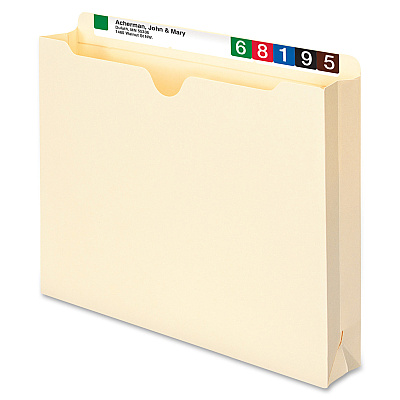 Smead Straight Tab Cut Letter Recycled File Jacket (SMD75605)