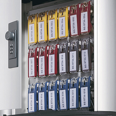 Durable Brushed Aluminum Combo Lock 36-Key Cabinet (DBL196623)