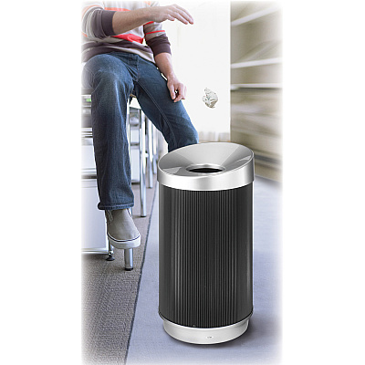 Safco At-Your-Disposal Vertex Waste Receptacle (SAF9799BL)