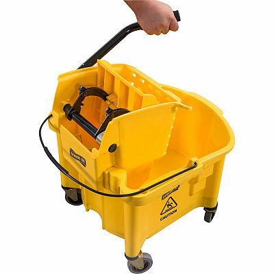Genuine Joe Splash Shield Mop Bucket/Wringer (GJO60466)