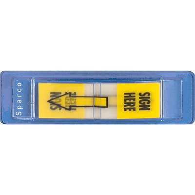Sparco "Sign Here" Preprinted Self-stick Flags (SPR38008)