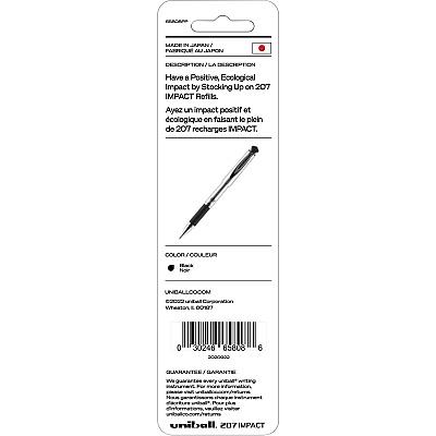 uniball 207 Impact Gel Pen Refill (UBC65808PP)