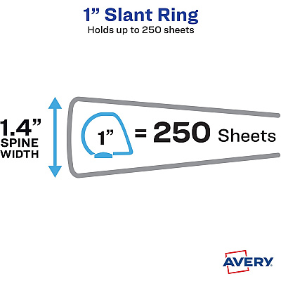 Avery TouchGuard View 3 Ring Binder (AVE17141)