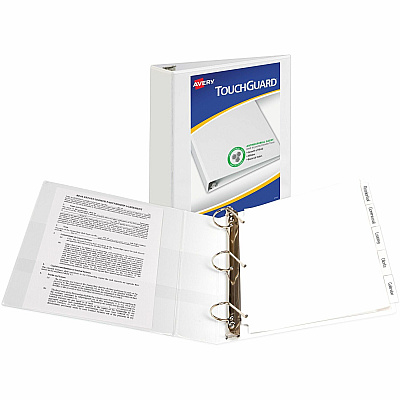 Avery TouchGuard View 3 Ring Binder (AVE17143)