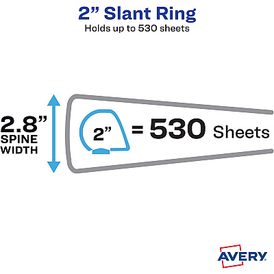 Avery TouchGuard View 3 Ring Binder (AVE17143)