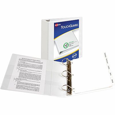 Avery TouchGuard View 3 Ring Binder (AVE17144)
