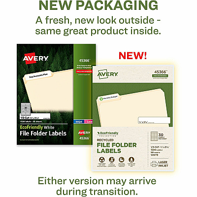 Avery EcoFriendly File Folder Label (AVE45366)