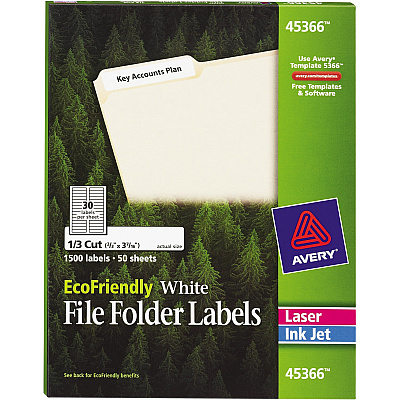 Avery EcoFriendly File Folder Label (AVE45366)