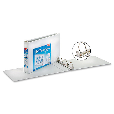 Cardinal ClearVue Overlay Tabloid D-Ring Binders (CRD22132)