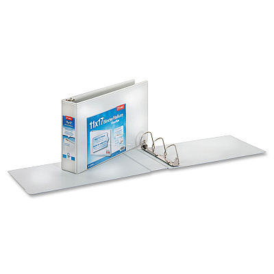 Cardinal ClearVue Overlay Tabloid D-Ring Binders (CRD22142)