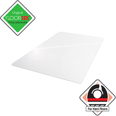 Cleartex Polycarbonate Rectangular Chair Mat for Hard Floor - 48" x 79" (FLR1220019ER)