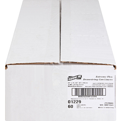 Genuine Joe Flexible Drawstring Trash Can Liners (GJO01229)