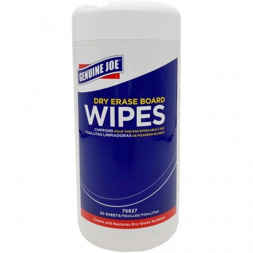 Genuine Joe Dry Erase Board Cleaning Wipes (75627)