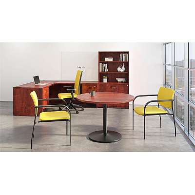 Lorell Essentials Round Conference Table Steel Base (LLR87241)