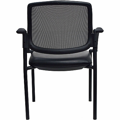 Lorell Mobile Mesh Back Guest Chair with Arms (LLR60462)