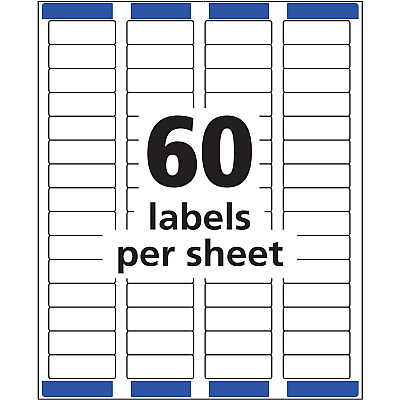 Avery Easy Peel Inkjet Return Address Labels (AVE8195)