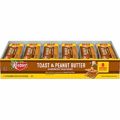 Keebler Toasty Crackers with Peanut Butter (KEB21167)