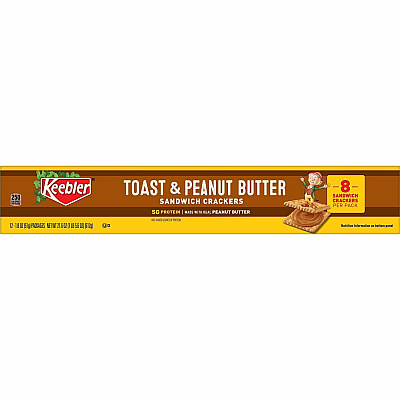 Keebler Toasty Crackers with Peanut Butter (KEB21167)