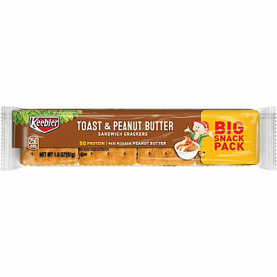 Keebler Toasty Crackers with Peanut Butter (KEB21167)