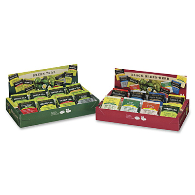 Bigelow Assorted Flavor Tray Pack Green Tea Bag (BTC30568)