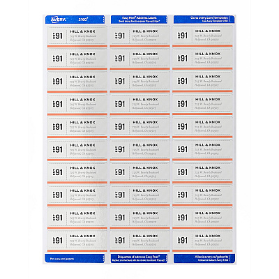 Avery Address Labels - Sure Feed Technology (AVE45160)