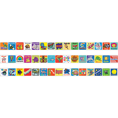 Pacon Plastic Apple Reward Stickers (PAC51480)