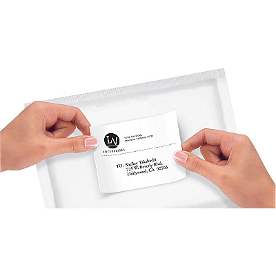 Avery Repositionable Labels, Sure Feed, 3-1/3"x4" , 600 Labels (AVE55164)