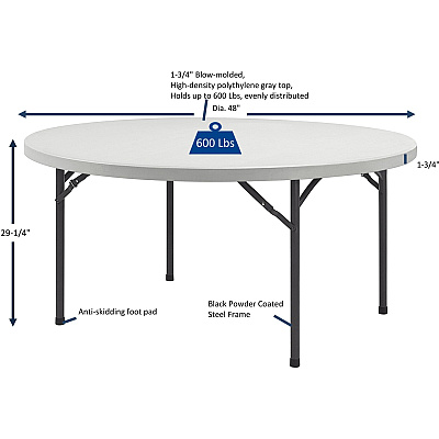 Lorell Ultra-Lite Banquet Folding Table (LLR60327)