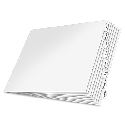 Cardinal Write 'n Erase Special Mylar Tab Dividers (CRD84271)