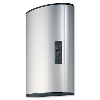 Durable Brushed Aluminum Combo Lock 72-Key Cabinet (DBL196723)