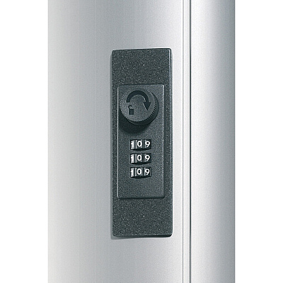 Durable Brushed Aluminum Combo Lock 72-Key Cabinet (DBL196723)
