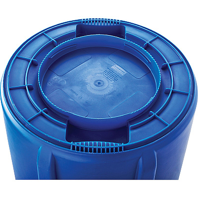 Rubbermaid Commercial Brute 32-Gallon Vented Recycling Container (RCP263273)