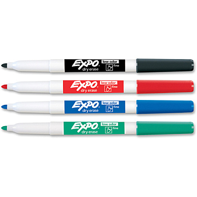 EXPO Low-Odor Dry-erase Markers (SAN86674K)