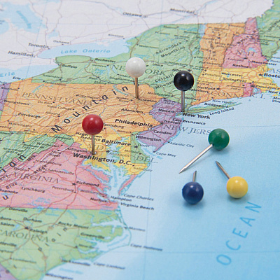 Gem Office Products Round Head Map Tacks (GEMMTA250)