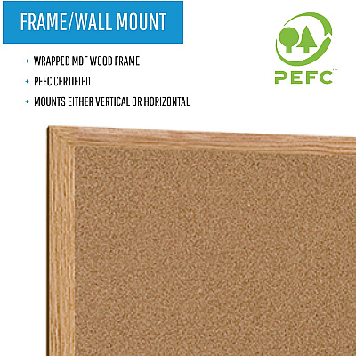 MasterVision Recycled Cork Bulletin Boards (BVCSB0720001233)