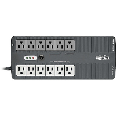 Tripp Lite 750VA 450W Standby UPS - 12 NEMA 5-15R Outlets, 120V, 50/60 Hz, 5-15P Plug, ENERGY STAR, Desktop/Wall (ECO750UPS)