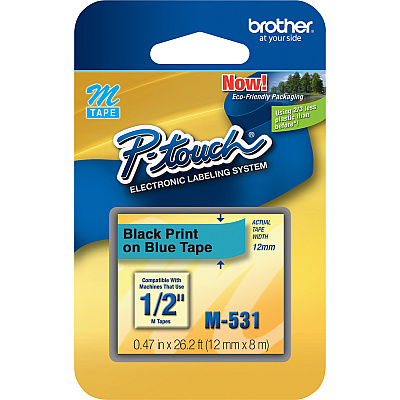 Brother P-touch Nonlaminated M Series Tape Cartridge (BRTM531)