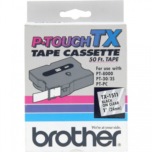 Brother TX Series Laminated Tape Cartridge (TX1511)
