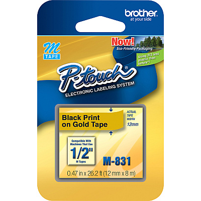 Brother P-touch Nonlaminated M Series Tape Cartridge (BRTM831BD)