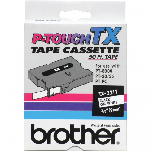 Brother TX Series Laminated Tape Cartridge (TX2211)