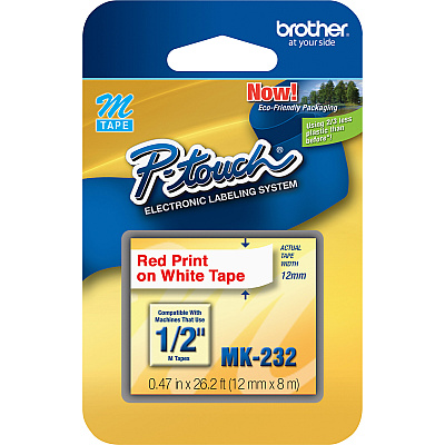 Brother P-touch Nonlaminated M Series Tape Cartridge (BRTMK232)
