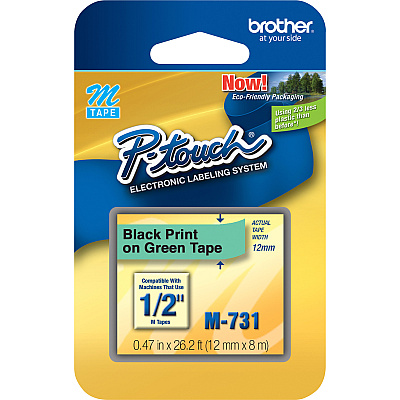 Brother P-touch Nonlaminated M Series Tape Cartridge (BRTM731)