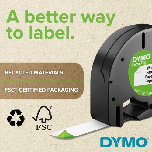DYMO LetraTag Electronic Labelmaker Tape (10697)
