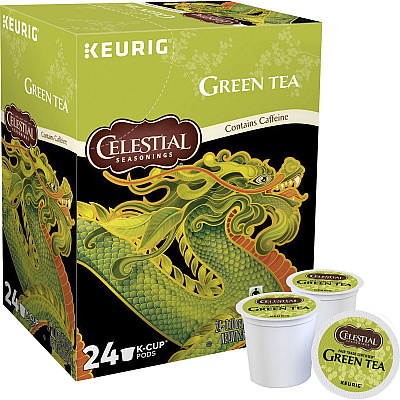 Celestial Seasonings Natural Antioxidant Green Tea K-Cup (GMT14734)