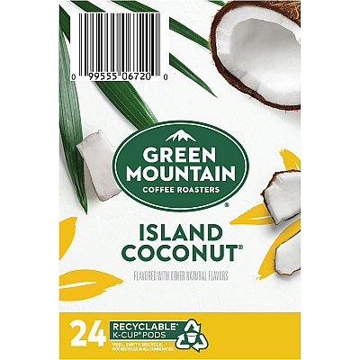 Green Mountain Coffee Roasters K-Cup Island Coconut Coffee (GMT6720)