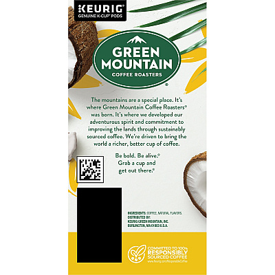Green Mountain Coffee Roasters K-Cup Island Coconut Coffee (GMT6720)