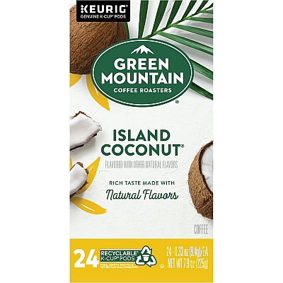 Green Mountain Coffee Roasters K-Cup Island Coconut Coffee (GMT6720)