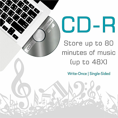 Maxell CD-R700 CD Recordable Media - CD-R - 48x - 700 MB - 25 Pack - Light Green (648445)