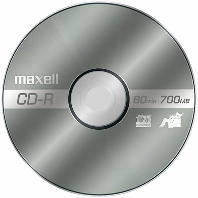 Maxell CD-R700 CD Recordable Media - CD-R - 48x - 700 MB - 25 Pack - Light Green (648445)